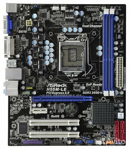 Материнская плата ASRock H55M-LE