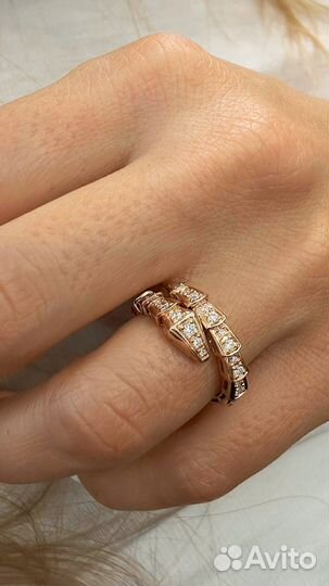 Кольцо bulgari serpenti