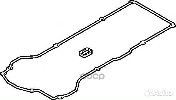 Прокладка крышки гбц полиакриловый каучук 43889