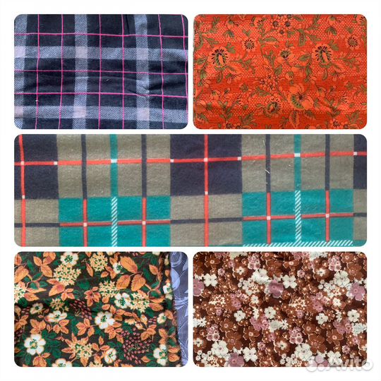 Ткань СССР фланель, шерсть, сатин и другие