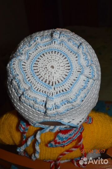 Панамки (шапочки) вязанные крючком