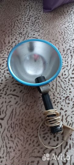 Синяя лампа рефлектор минина