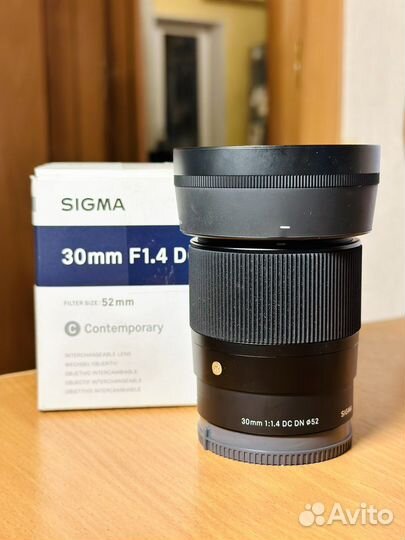 Объектив Sigma 30 mm f/1.4 DC DN Sony E