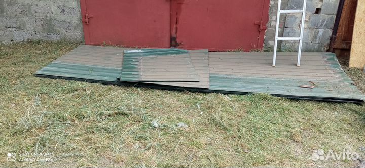 Листы профнастила бу