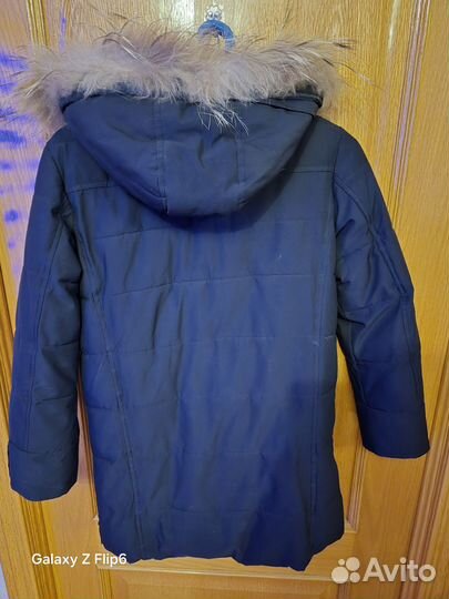 Пуховик удлиненый р. 140/146