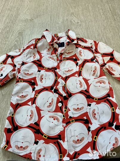 Рубашка новогодняя и ждинсы