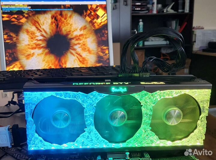 Видеокарта Palit RTX 3080 Gamerock 10 Gb