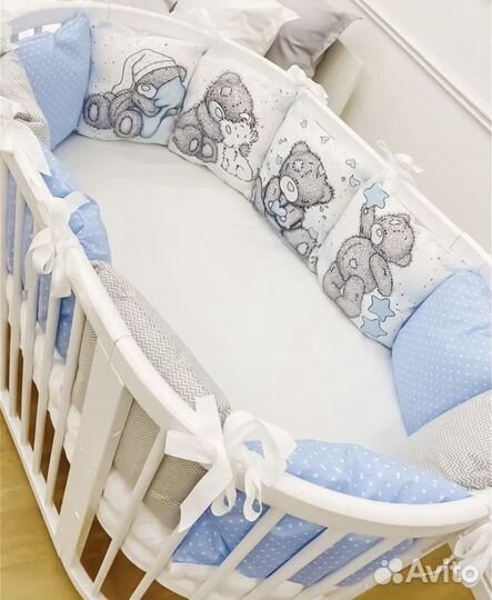 Бортики в детскую кроватку