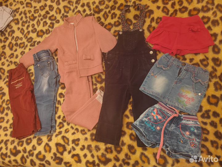Детские вещи на девочку пакетом 86 92
