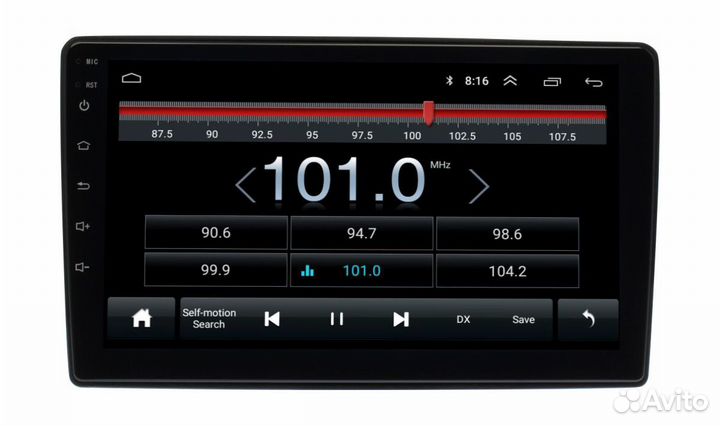 Штатная магнитола Toyota Auris 2015 - 2019 Wide Media LC9531ON-1/16 Правый руль