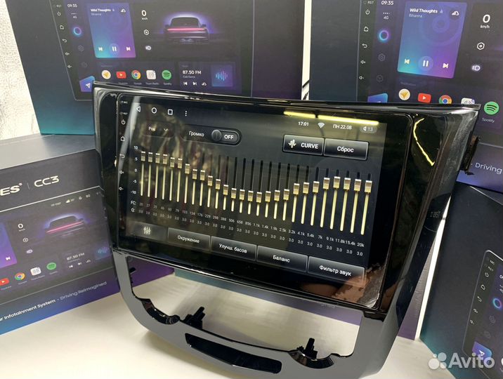 Магнитола на андройде Teyes 6/128 для Nissan