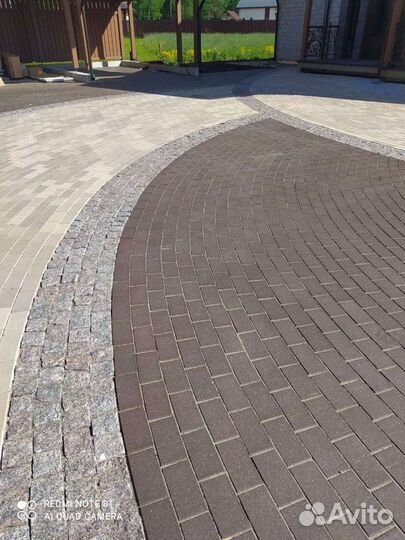 Укладка тротуарной плитки