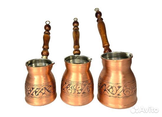 Медная турка для кофепремиум-класса 500 мл