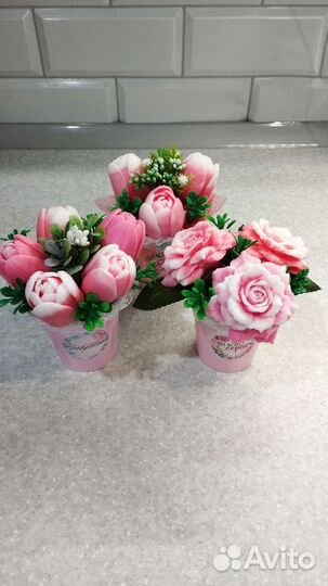 Букеты из мыла