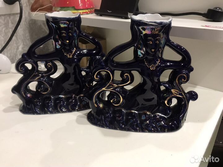 Подсвечники керамические