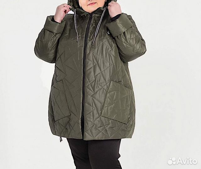 Куртка утепленная женская большой размер