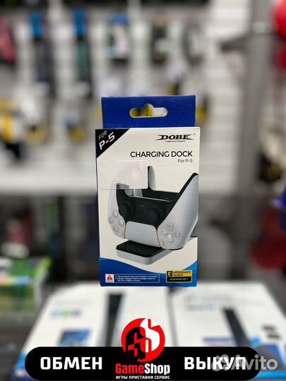 Зарядная станция ps5 dualsense для двух джойстиков