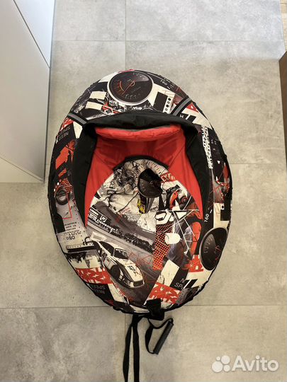 Тюбинг машинка Nika kids овальный тбм1 со спинкой