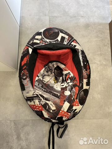 Тюбинг машинка Nika kids овальный тбм1 со спинкой