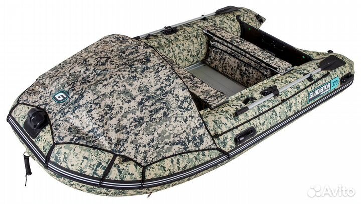 Надувная лодка gladiator (Гладиатор) C370AL camo