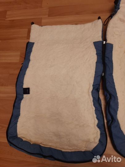 Зимний конверт в коляску на овчине