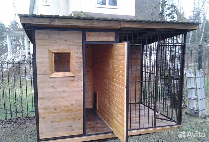 Вольер и будка (2в1)