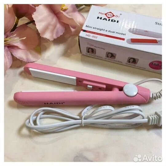 Мини гофре, розовое