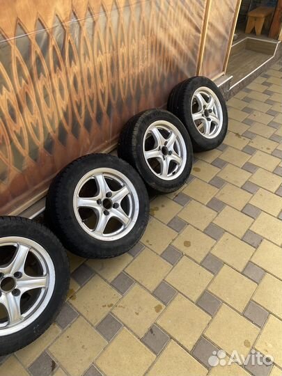 Литые диски r14 на ваз с резиной