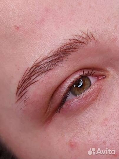 Татуаж бровей волосковый