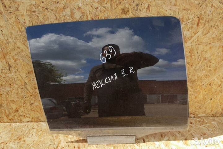 Стекло заднее правое на Дэу Нексия