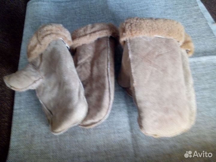 Рукавицы из овчины