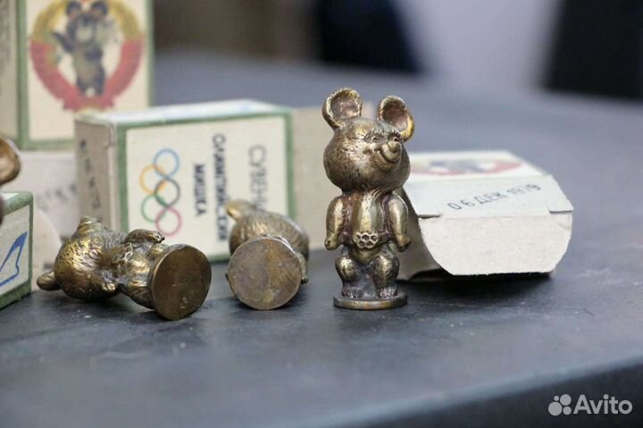 Олимпийский мишка ссср, бронза