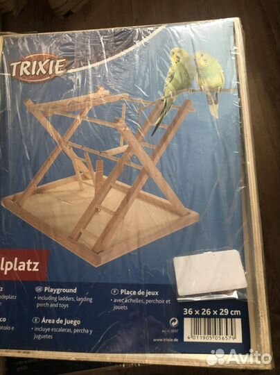 Игровая площадка стенд для попугая