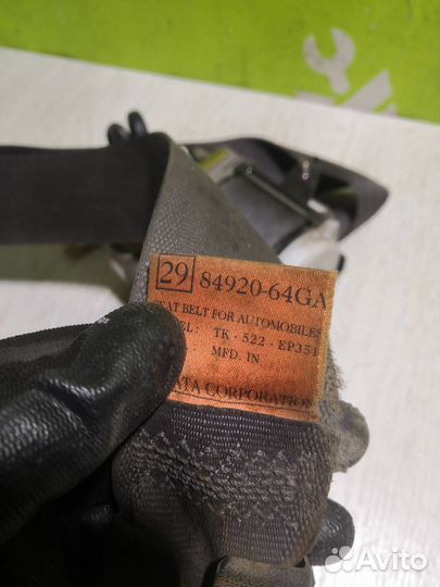 Ремень безопасности с пиропатроном Сузуки Балено