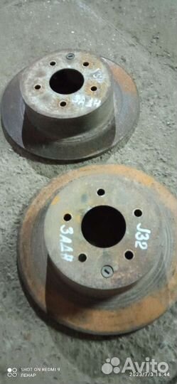 Тормозной диск задний Nissan Teana J32