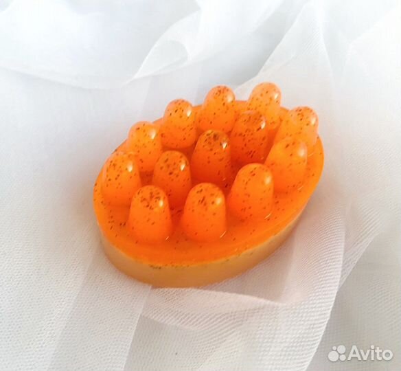 Мыло скраб массажное антицеллюлитное большое