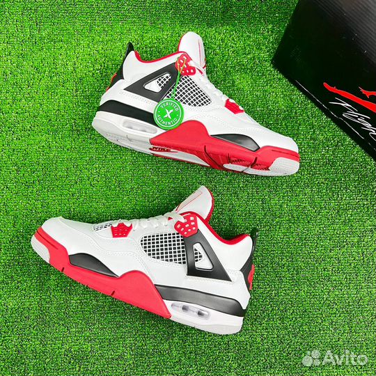 Кроссовки Nike Jordan 4 Wite&Red