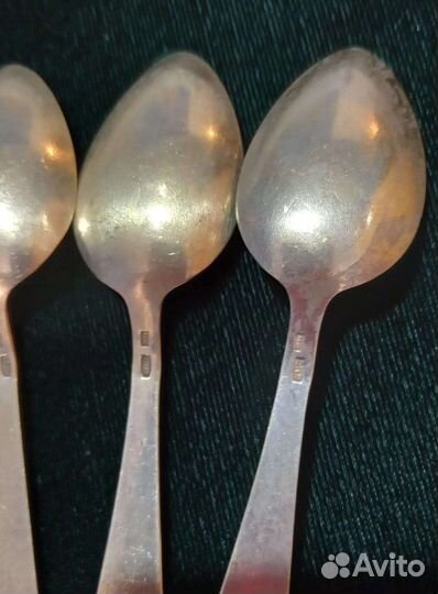 Чайные ложечки, серебро