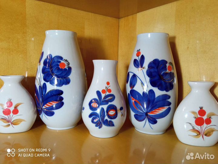 Винтажные вазы из 60/70-х Полонное