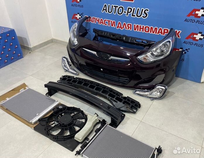 Бампер передний солярис 1