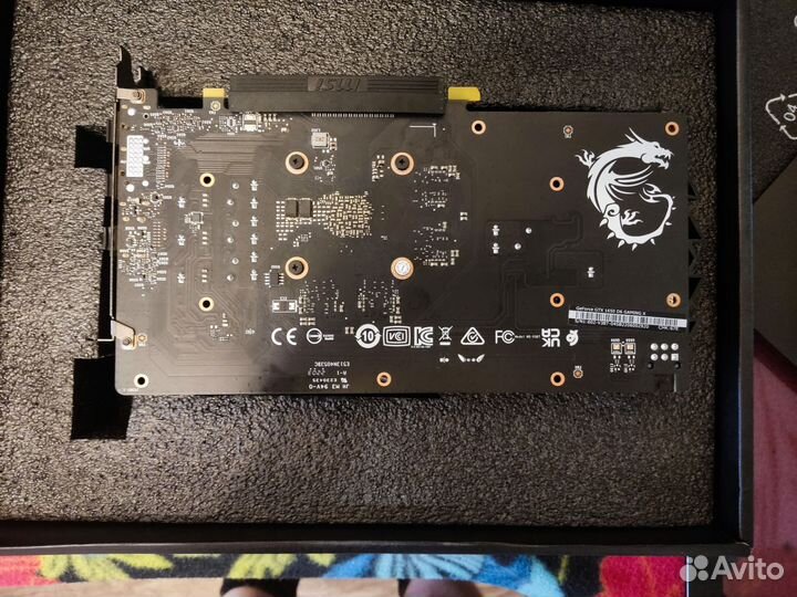 Видеокарта MSI GeForce GTX 1650 D6 gaming X