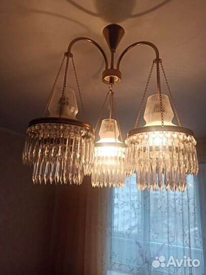 Люстра чешская