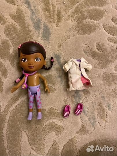 Кукла доктор плюшева