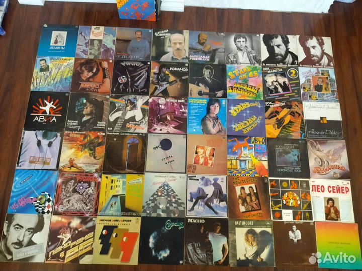 Виниловые пластинки Кино и другой рок 48 штук
