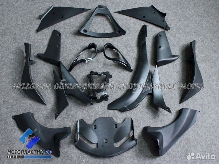 Kawasaki ZX-6R 2007-2008 мотопластик, обвес мото
