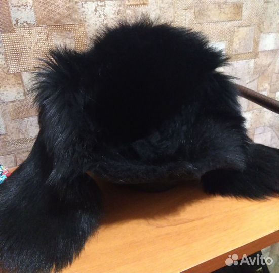 Шапка зимняя натур. кожа/мех