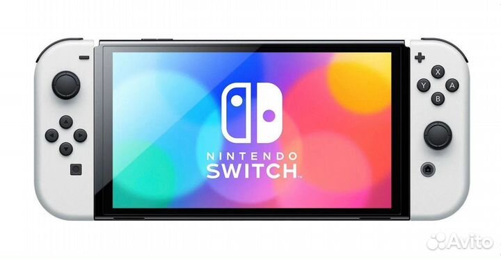 Игровая приставка Nintendo Switch oled 64гб, белый