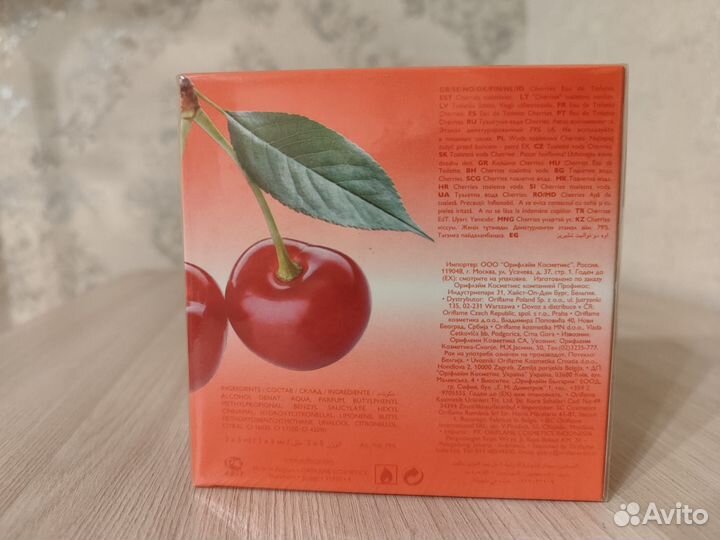 Cherries Oriflame туалетная вода вишня