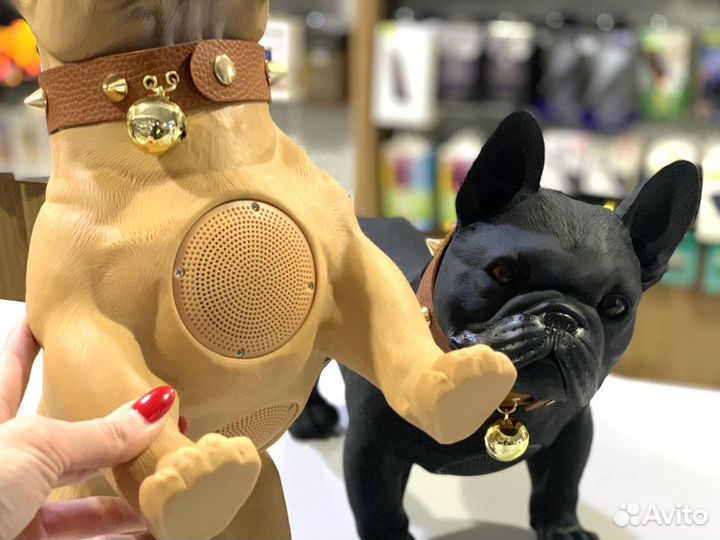 Блютуз колонка собака Бульдог