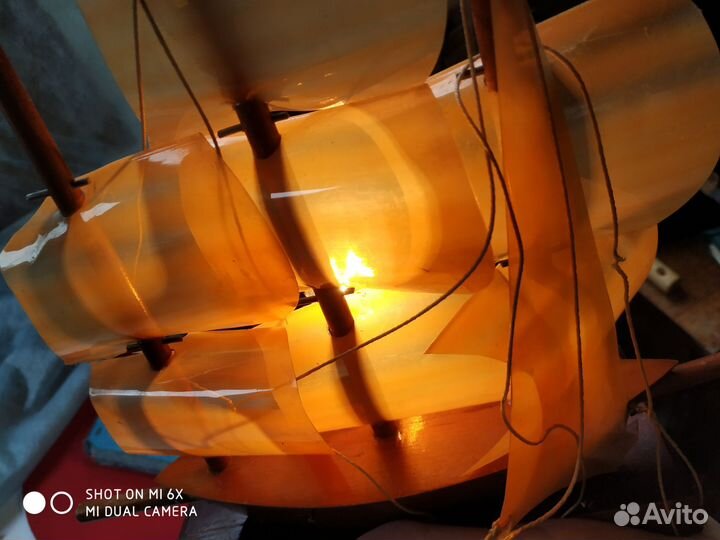 Светильник парусник СССР винтаж 1971